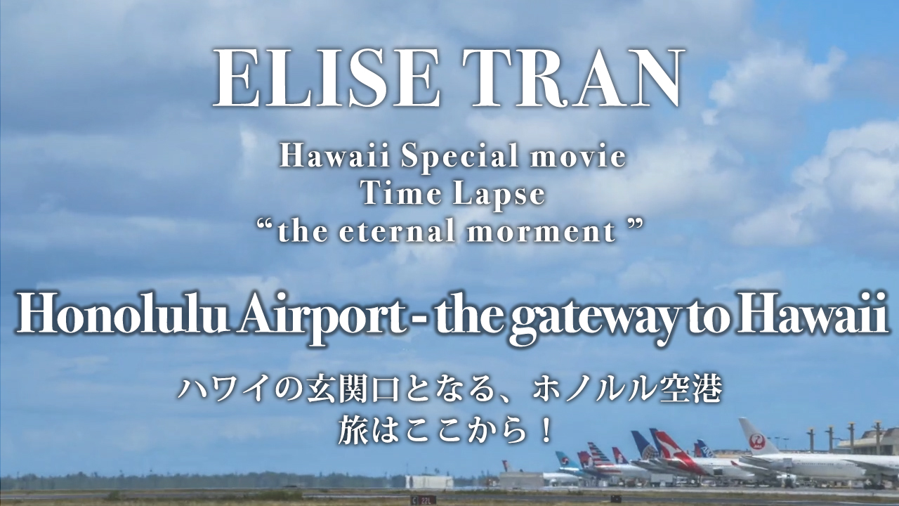 Honolulu Airport - the gateway to Hawaii- ELISE TRAN(エリーゼトラン)